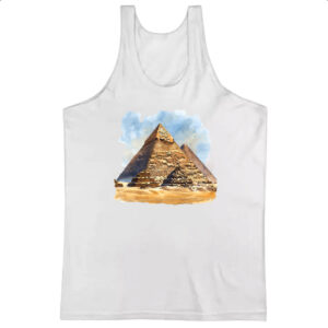 Camiseta Regata Piramide de Queops watercolor