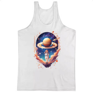 Camiseta Regata Planeta Satuno Menina Anime