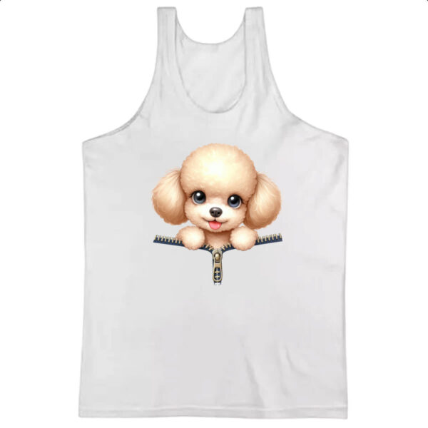Camiseta Regata Poodle no Ziper