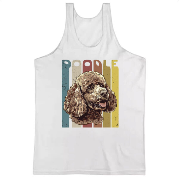 Camiseta Regata Poodle retro vintage