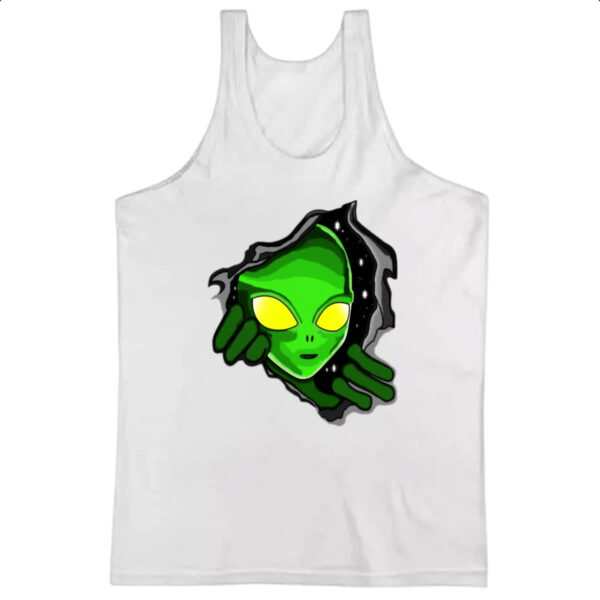 Camiseta Regata Portal dimensional com alienigena
