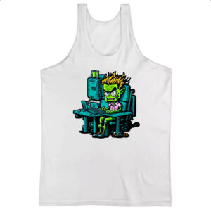 Camiseta Regata Programador Escravo Zumbi