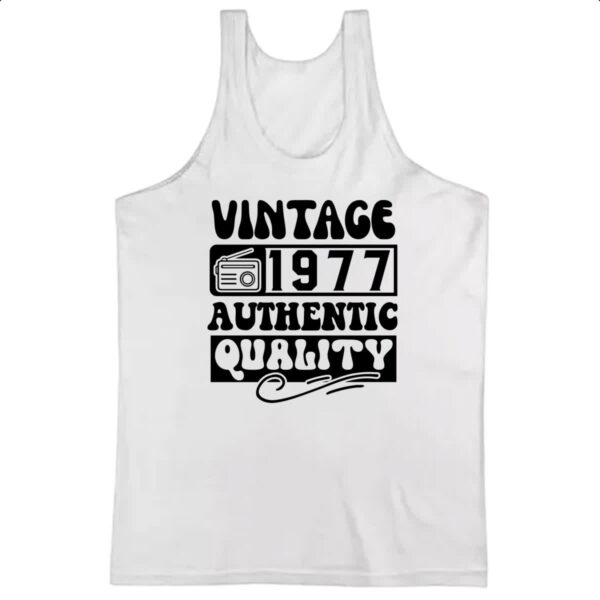 Camiseta Regata Radio Vintage 1977
