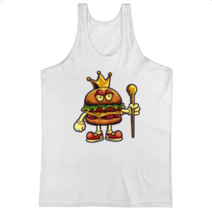 Camiseta Regata Rei Hamburguer