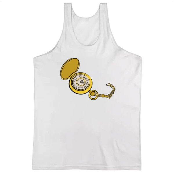 Camiseta Regata Relogio antigo de bolso