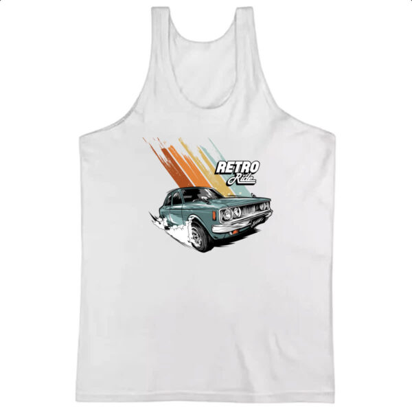 Camiseta Regata Retro ride illustration