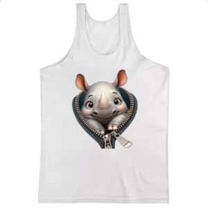 Camiseta Regata Rinoceronte no ziper
