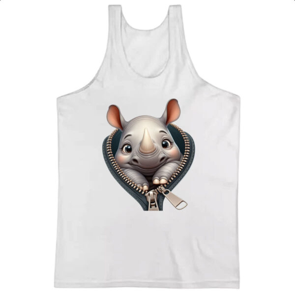 Camiseta Regata Rinoceronte no ziper