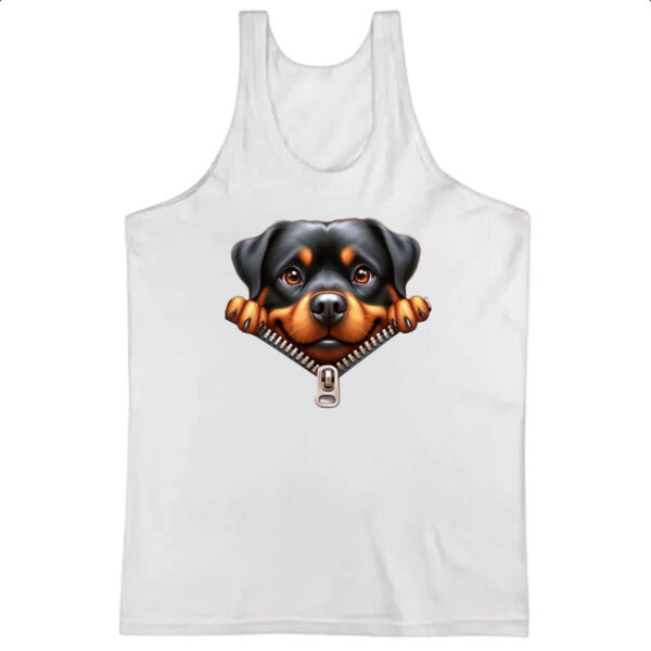 Camiseta Regata Rottweiler no Ziper