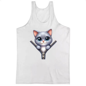 Camiseta Regata Russian Blue no ziper