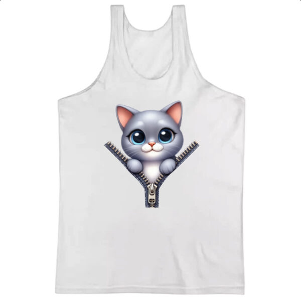 Camiseta Regata Russian Blue no ziper