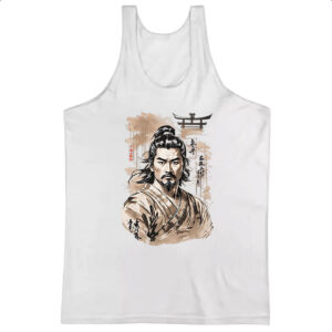 Camiseta Regata Samurai japan art grafite