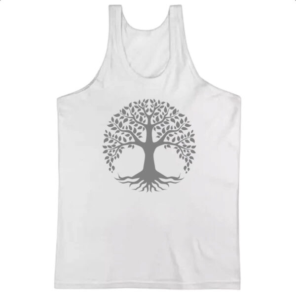 Camiseta Regata Arvore da vida cinza