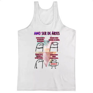 Camiseta Regata Signo Amo ser de Aries