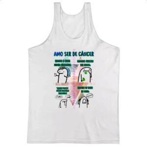 Camiseta Regata Signo Amo ser de Cancer