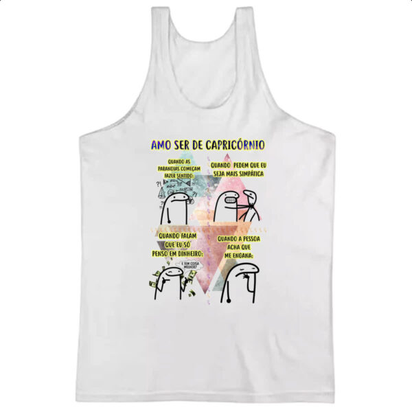 Camiseta Regata Signo Amo ser de Capriconio
