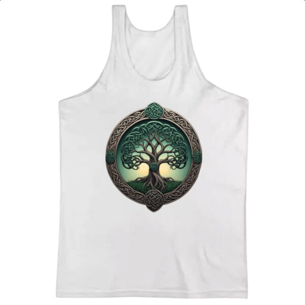 Camiseta Regata Arvore da vida circulo Celtico