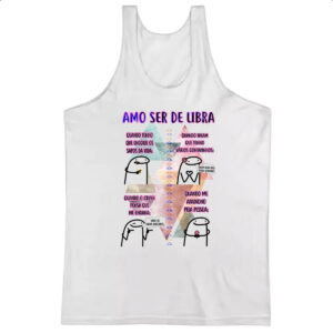Camiseta Regata Signo Amo ser de Libra