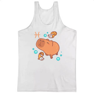 Camiseta Regata Signo Capivara Peixes