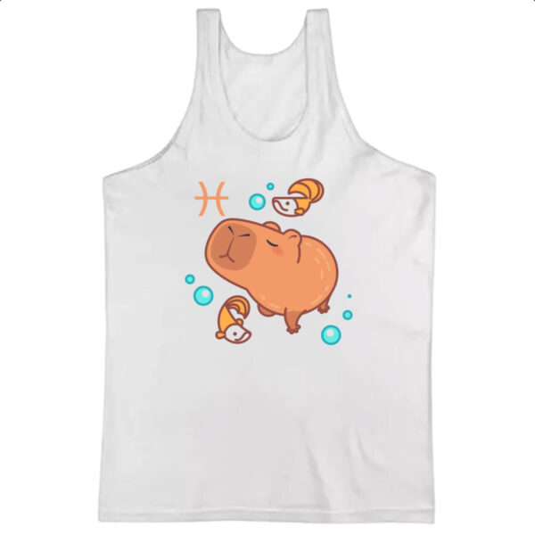 Camiseta Regata Signo Capivara Peixes