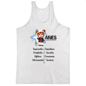 Camiseta Regata Signo Cute Aries