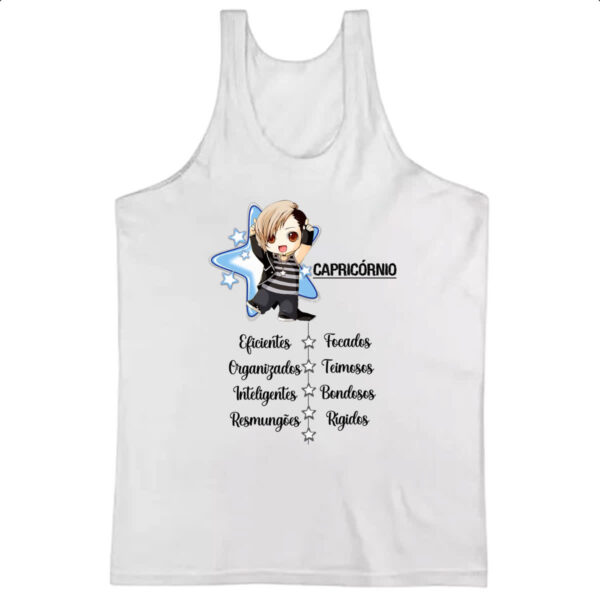 Camiseta Regata Signo Cute Capricornio