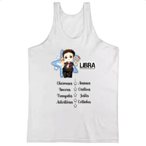Camiseta Regata Signo Cute Libra