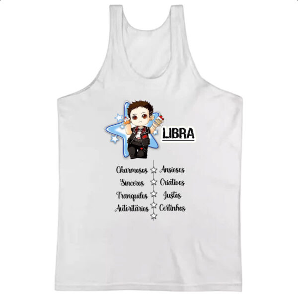 Camiseta Regata Signo Cute Libra