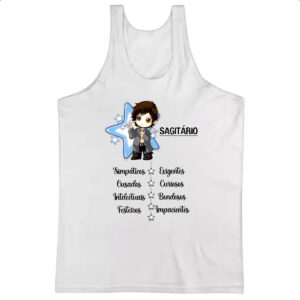 Camiseta Regata Signo Cute Sagitario