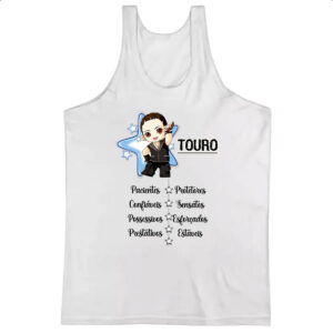 Camiseta Regata Signo Cute Touro