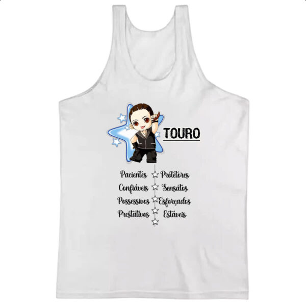 Camiseta Regata Signo Cute Touro