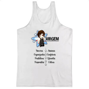 Camiseta Regata Signo Cute Virgem