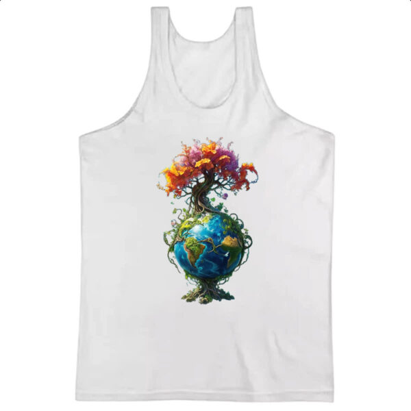 Camiseta Regata Arvore da vida planeta Terra