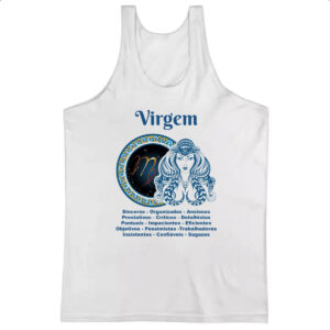Camiseta Regata Signo de Virgem adjetivos