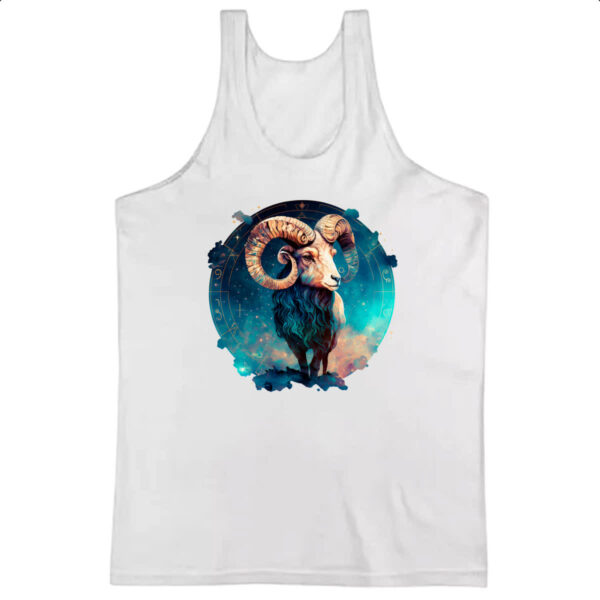 Camiseta Regata Signo de aries logo de luxo