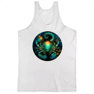 Camiseta Regata Signo de cancer logo de luxo