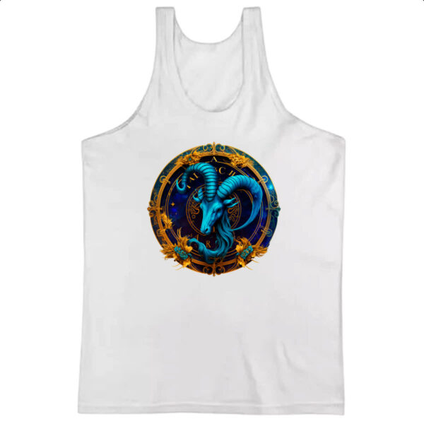 Camiseta Regata Signo de capricornio logo de luxo