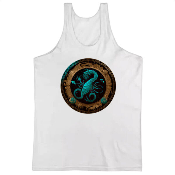 Camiseta Regata Signo de escorpiao logo de luxo