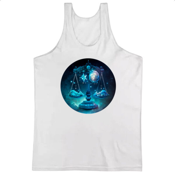 Camiseta Regata Signo de libra logo de luxo