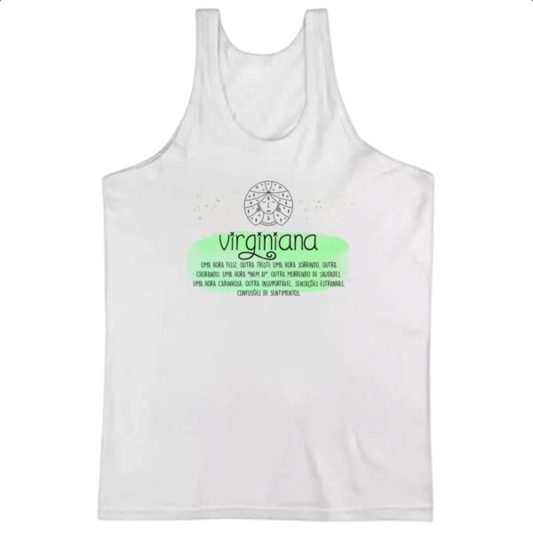 Camiseta Regata Signo sincero Virgem