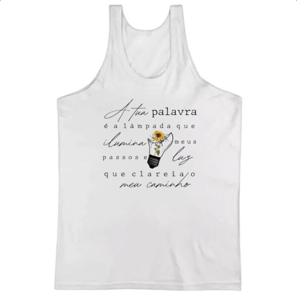 Camiseta Regata Salmos A tua palavra