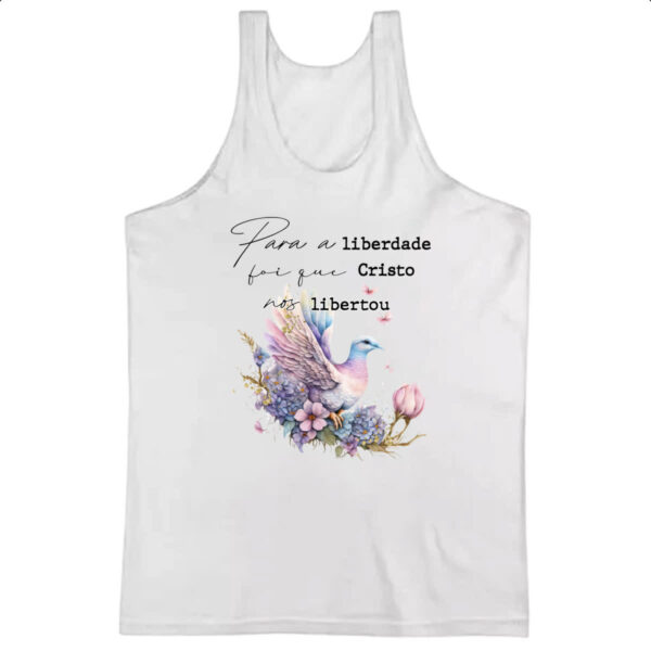 Camiseta Regata Salmos Liberdade