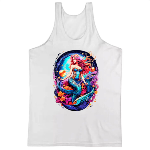 Camiseta Regata Sereia na galaxia