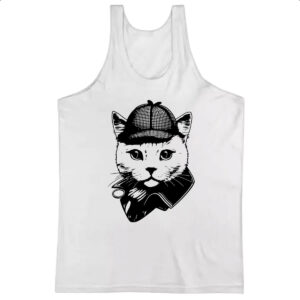 Camiseta Regata Sherlock Gato