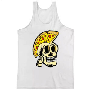 Camiseta Regata Skull pizza gladiator