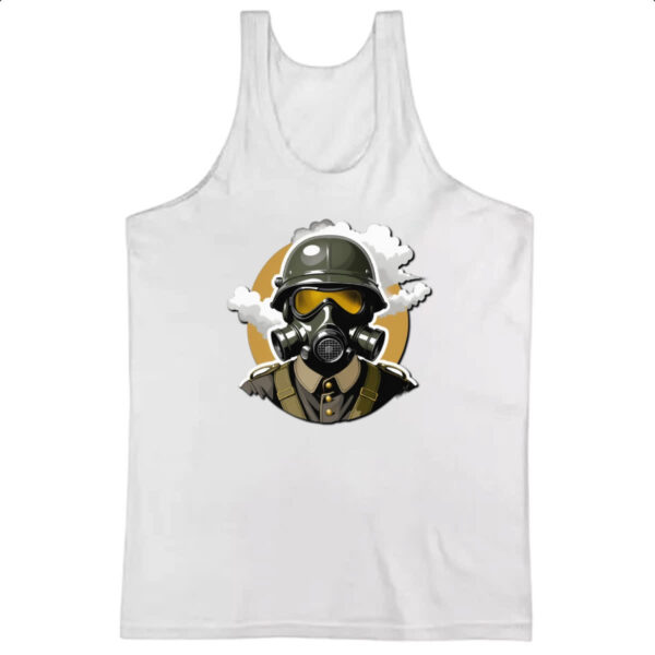 Camiseta Regata Soldado alemao mascara de gas