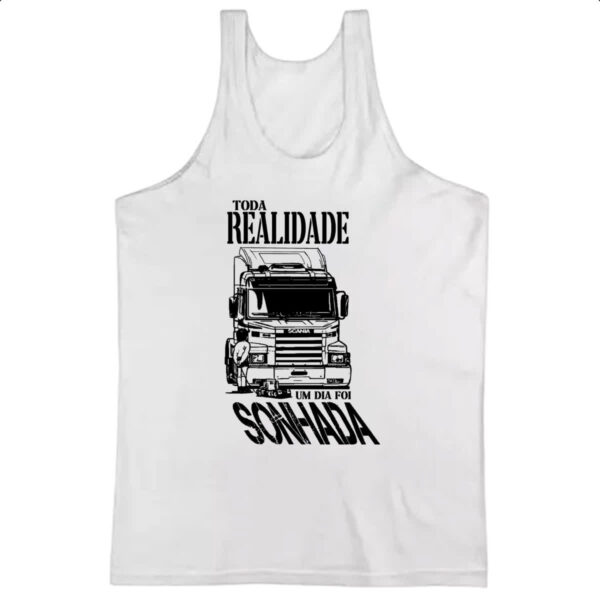 Camiseta Regata Sonho caminhao