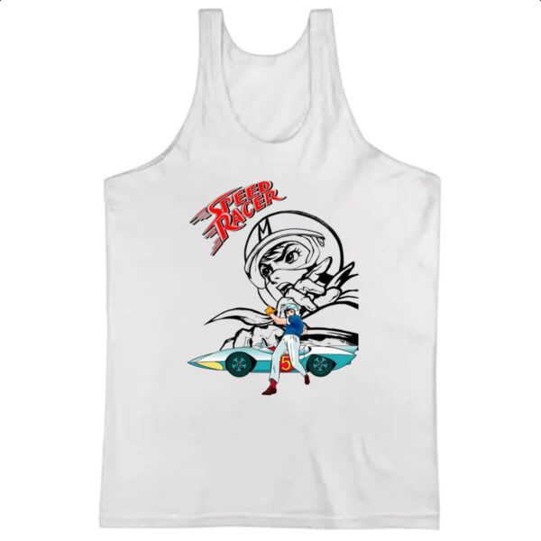 Camiseta Regata Speed Racer logo e grafite