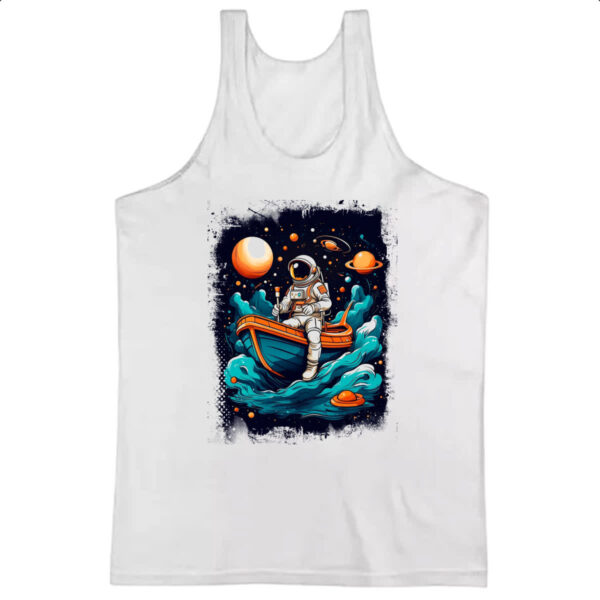Camiseta Regata Astronauta e o bote