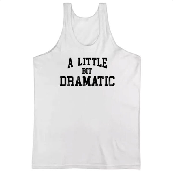 Camiseta Regata A little bit dramatic preta